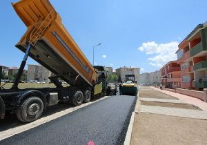 Aziziye'de asfaltlama başarısı